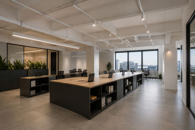 Interior d’unes oficines corporatives reformades